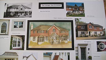 Elizabeth Bee Interior design, Moodboard, East Grinstead