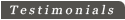 Testimonials